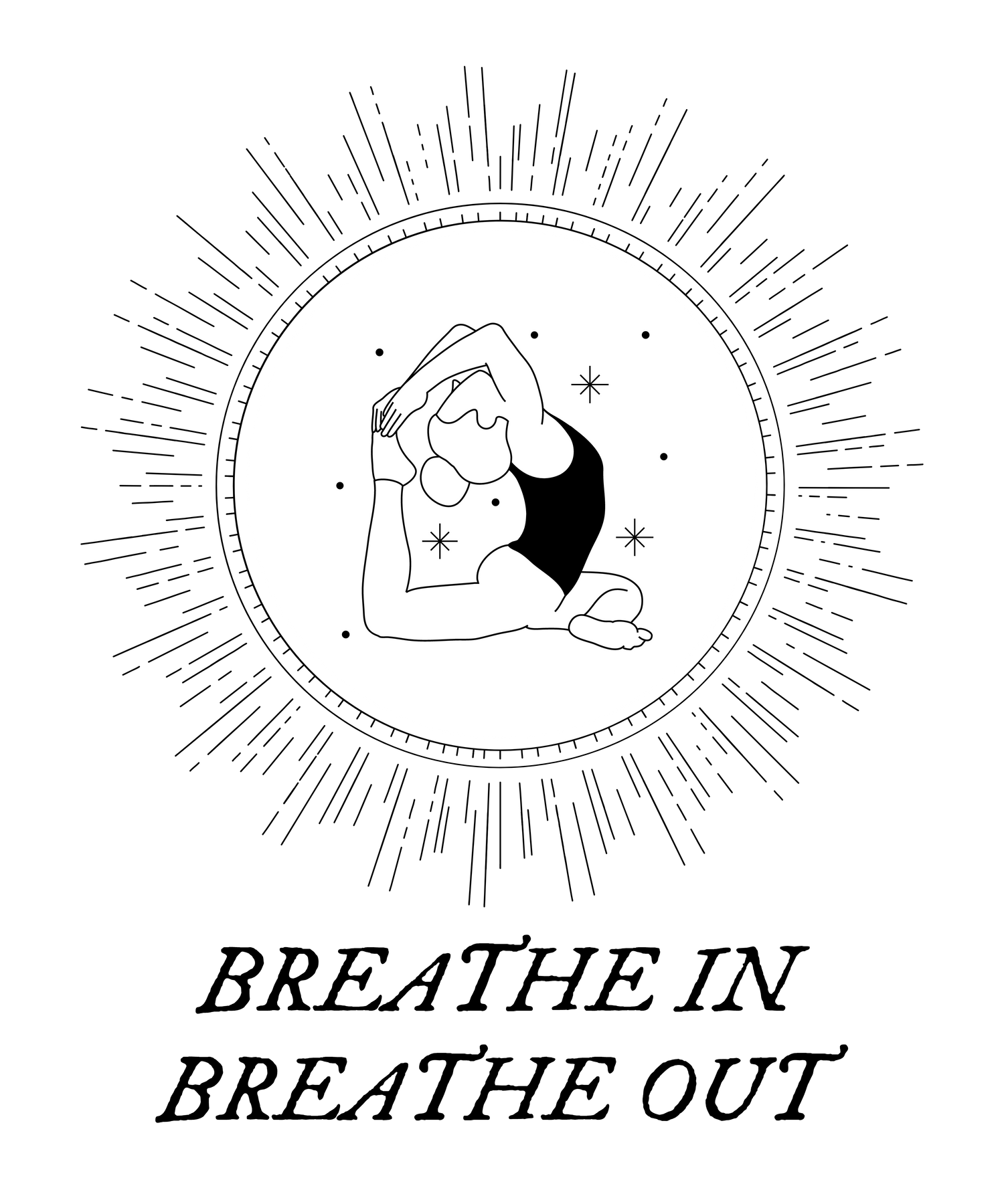 T-shirts med Yoga motiver