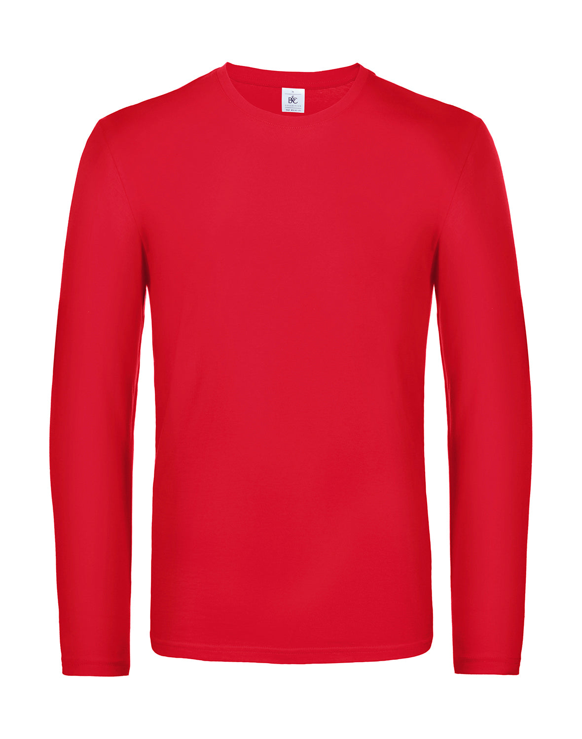 design selv langæret rød t-shirt