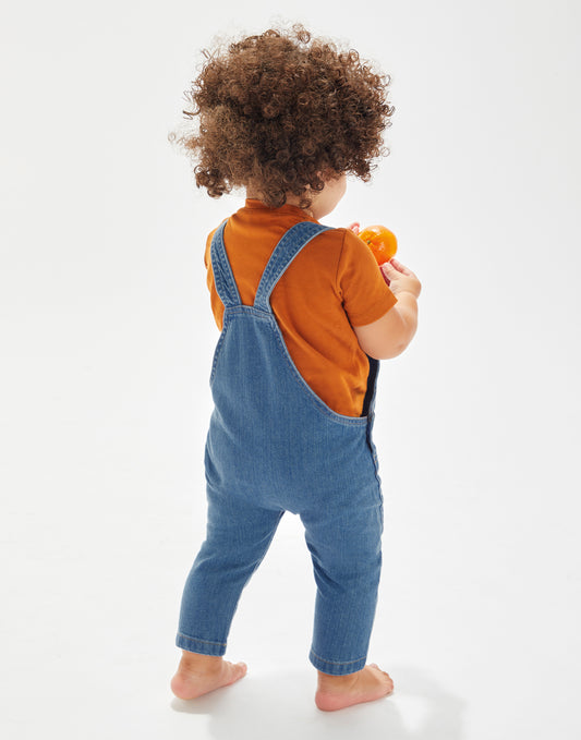 Denim Baby Overalls upload motiv