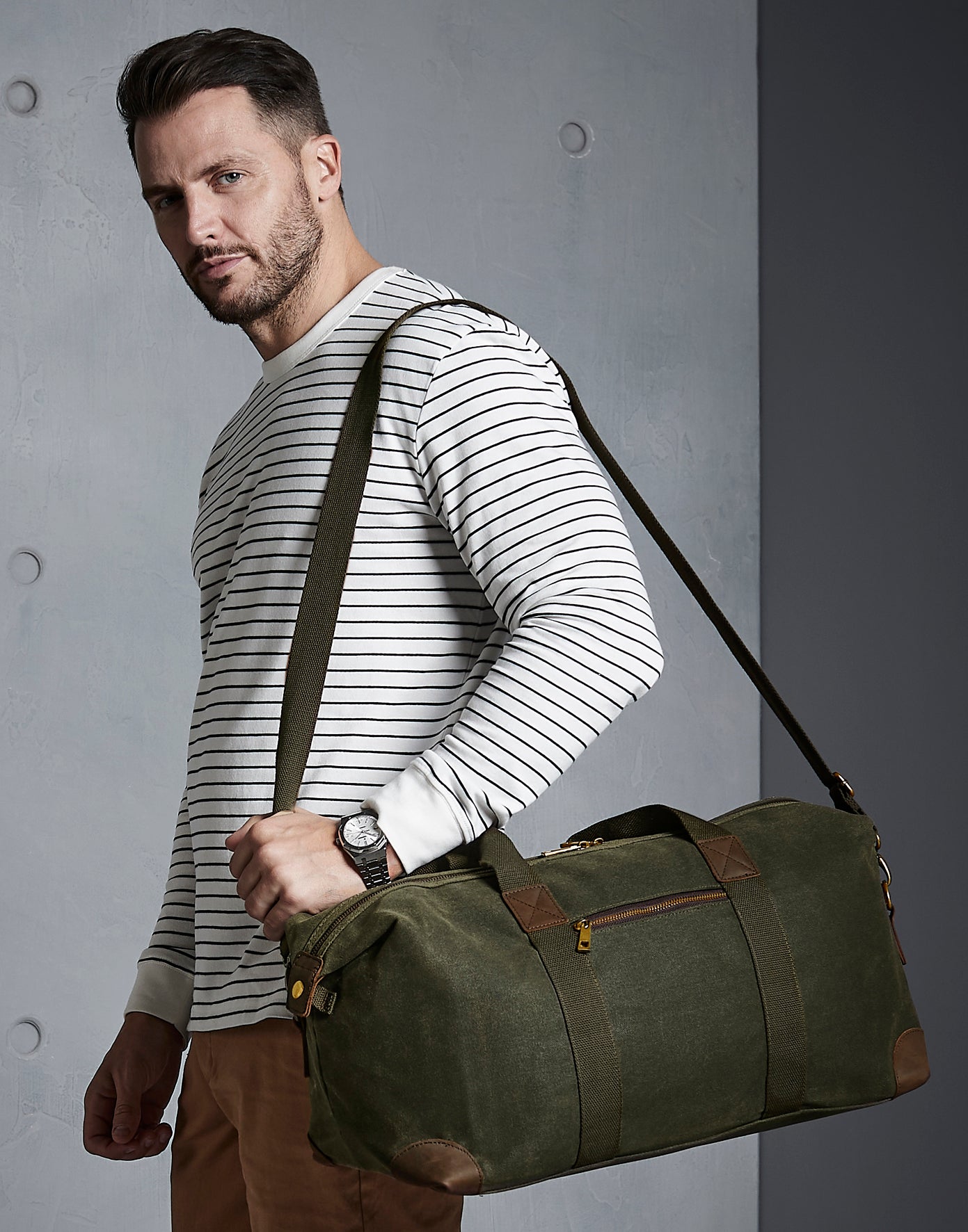 Heritage Waxed Canvas Holdall