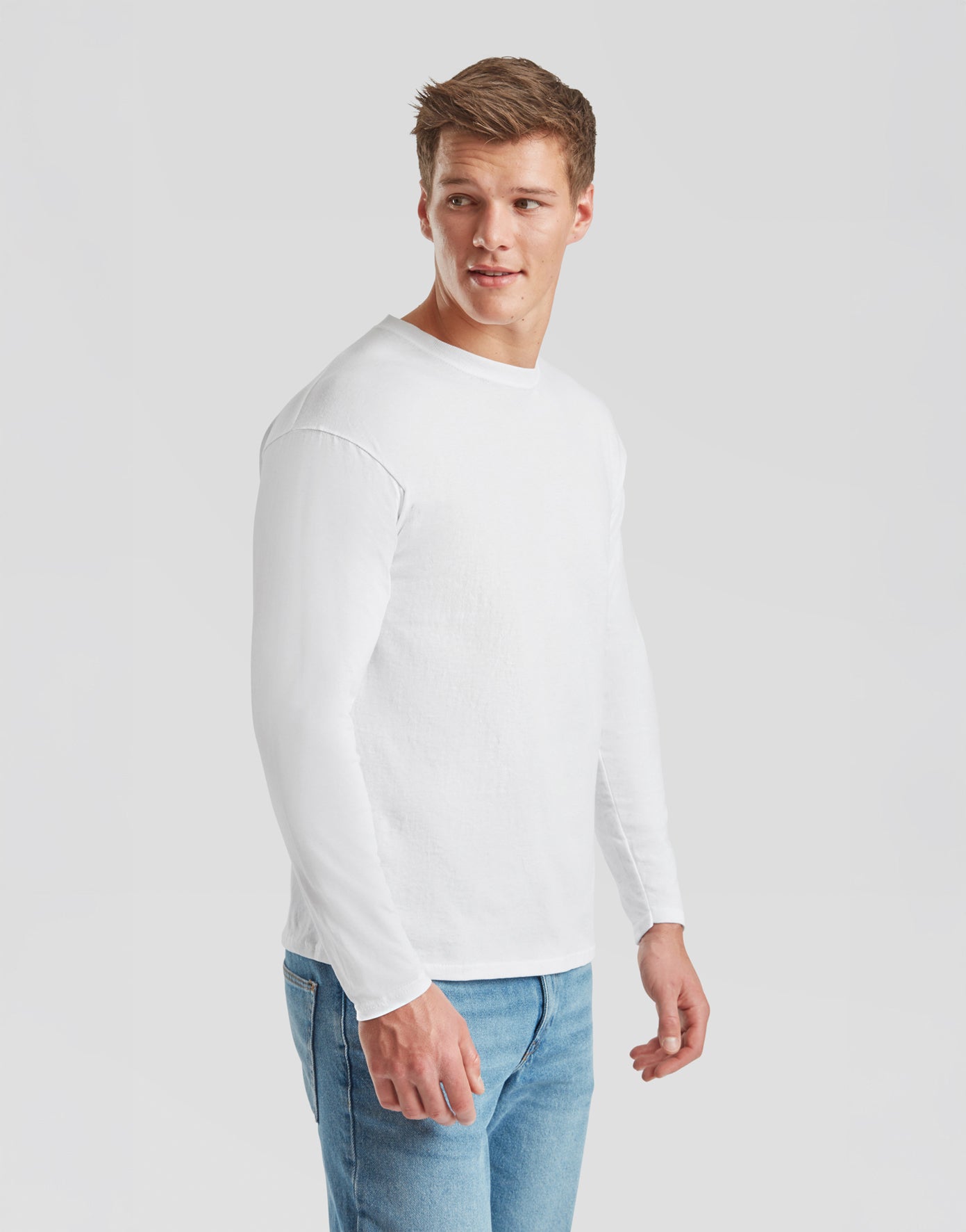 Klassisk Langærmet T-shirt