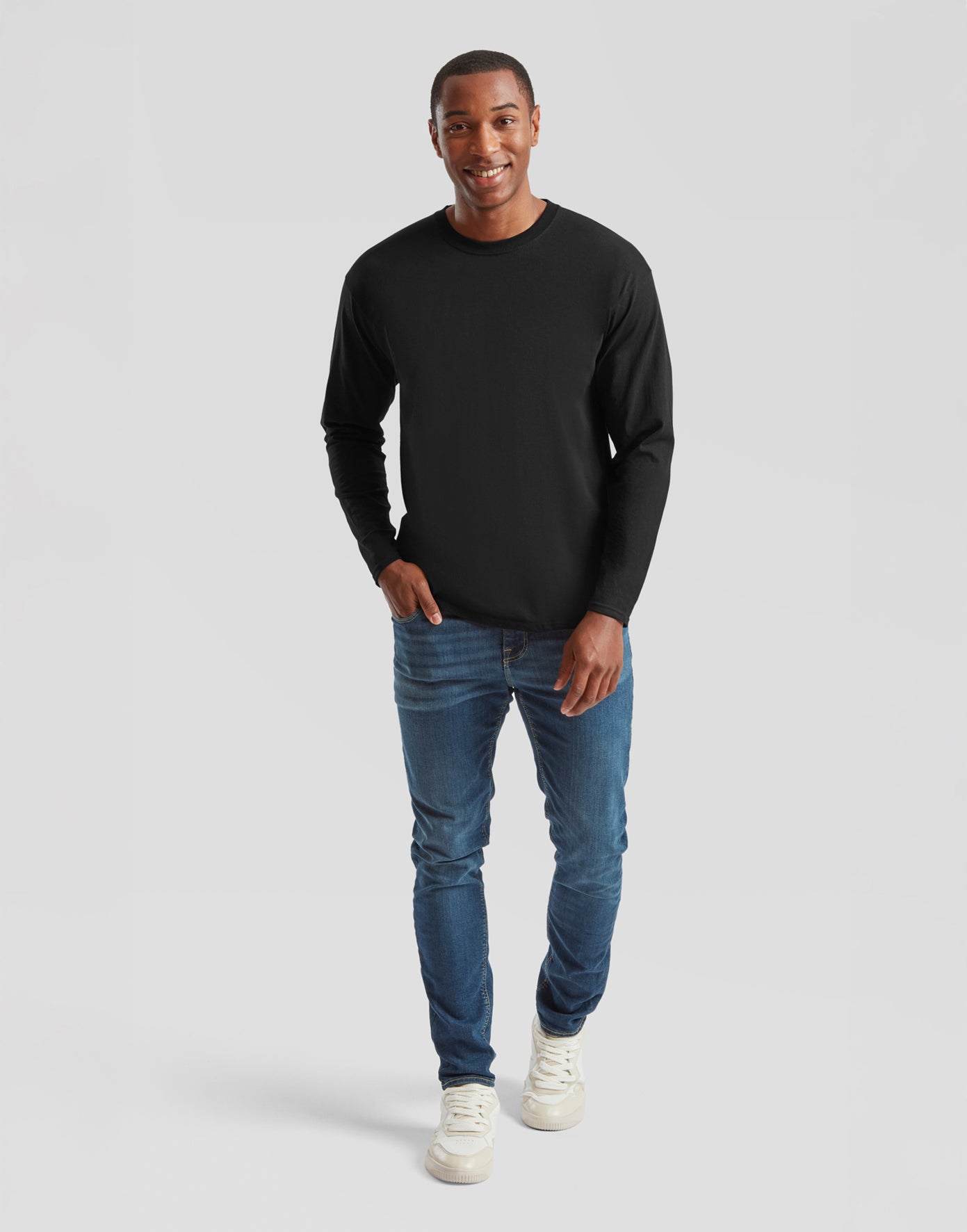 Klassisk Langærmet T-shirt