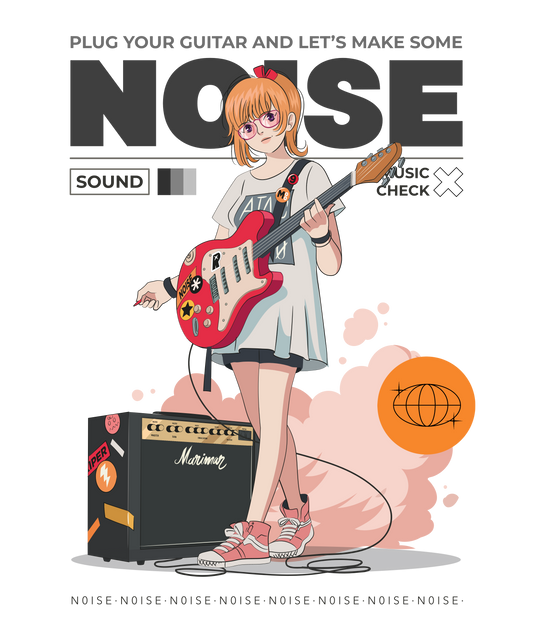 Anime Guitar Girl