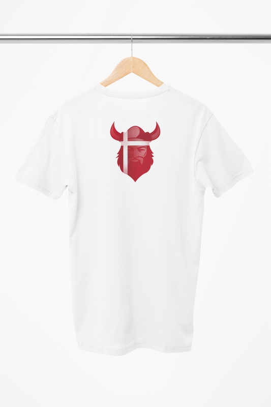 Dansk Viking t-shirt hvid