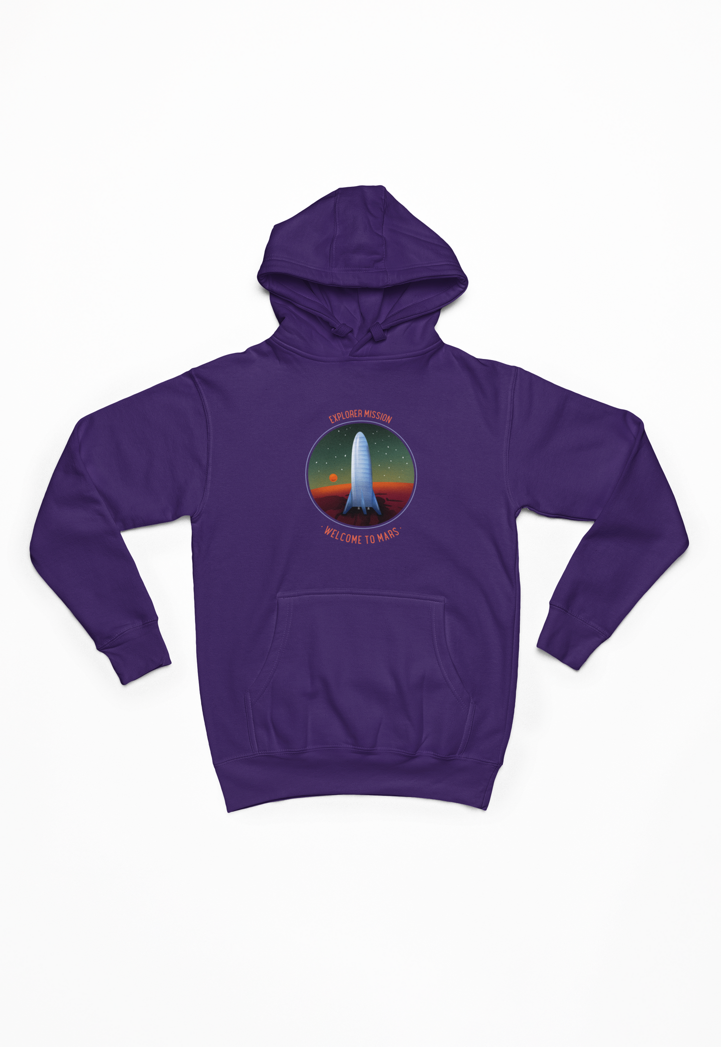 Explorer mission welcome to mars lilla Hoodie