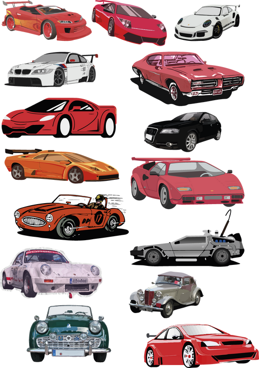 Biler - Midlertige tatoveringer