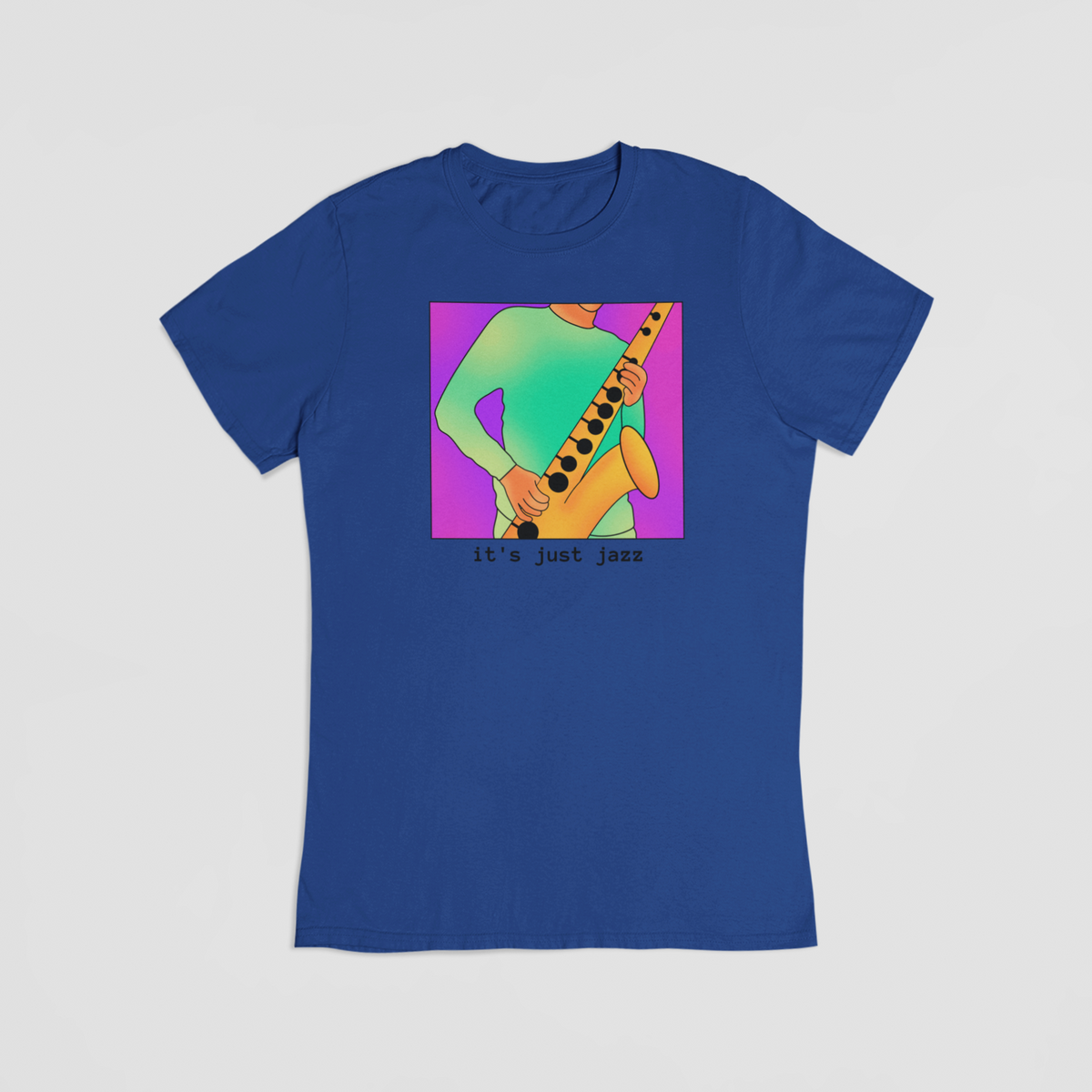 It's Just Jazz blå T-shirt