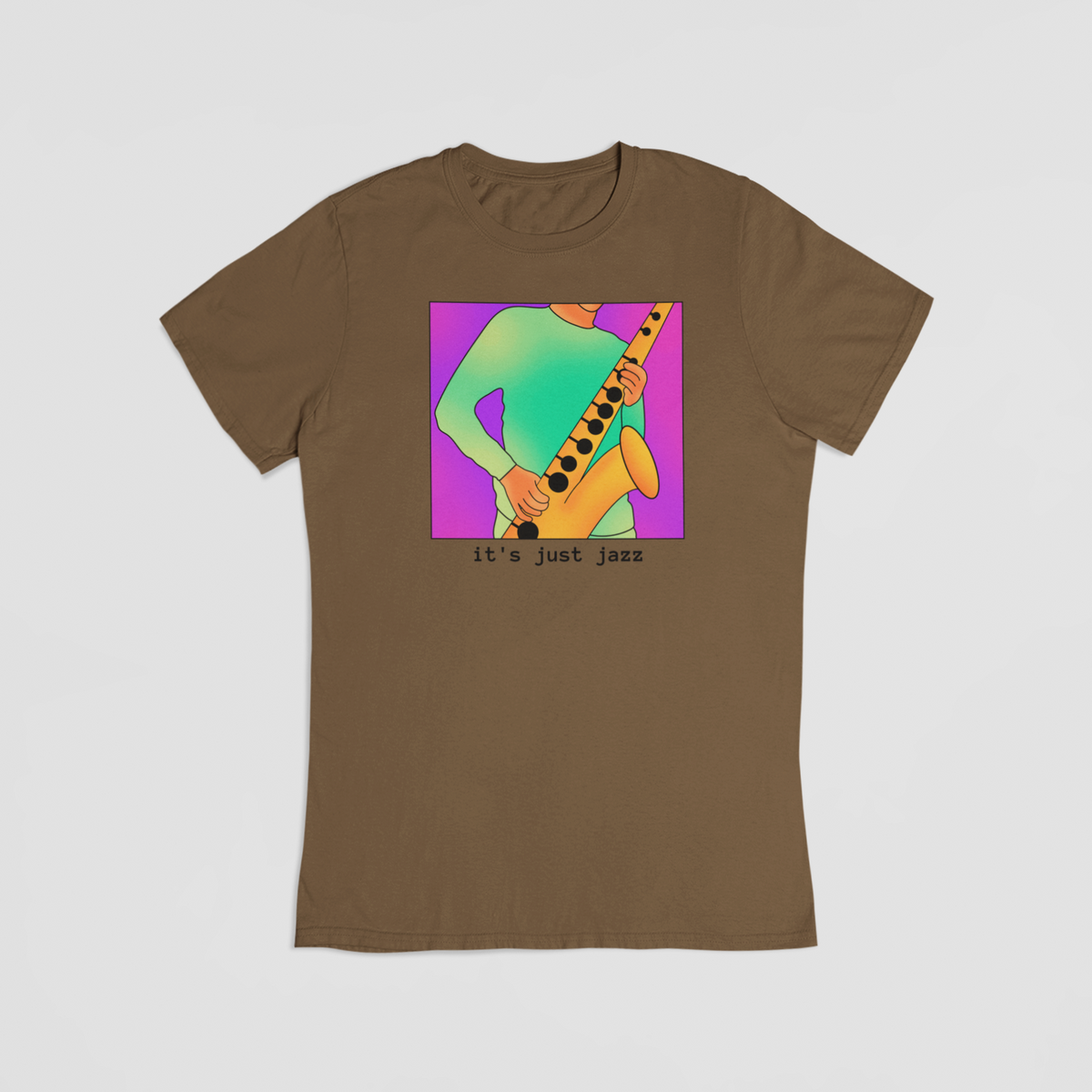 It's Just Jazz brun T-shirt