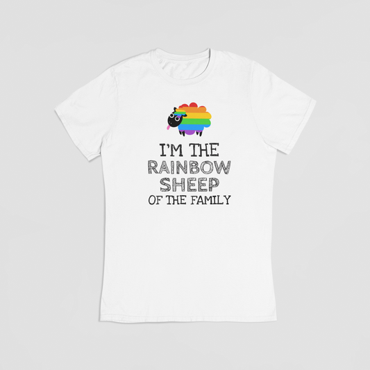 Rainbow sheep hvid T-shirt