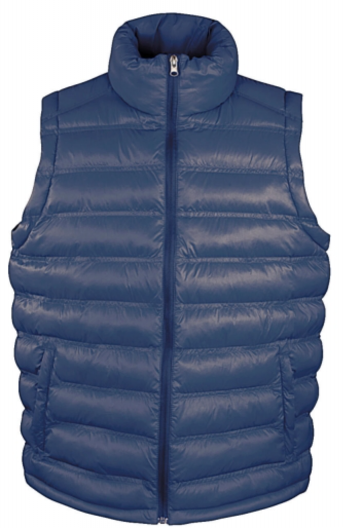 Polstret Navy Blå Vest