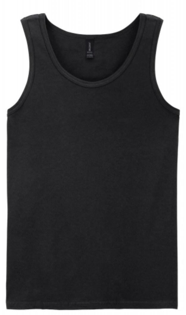 sort Tanktop i bomuld