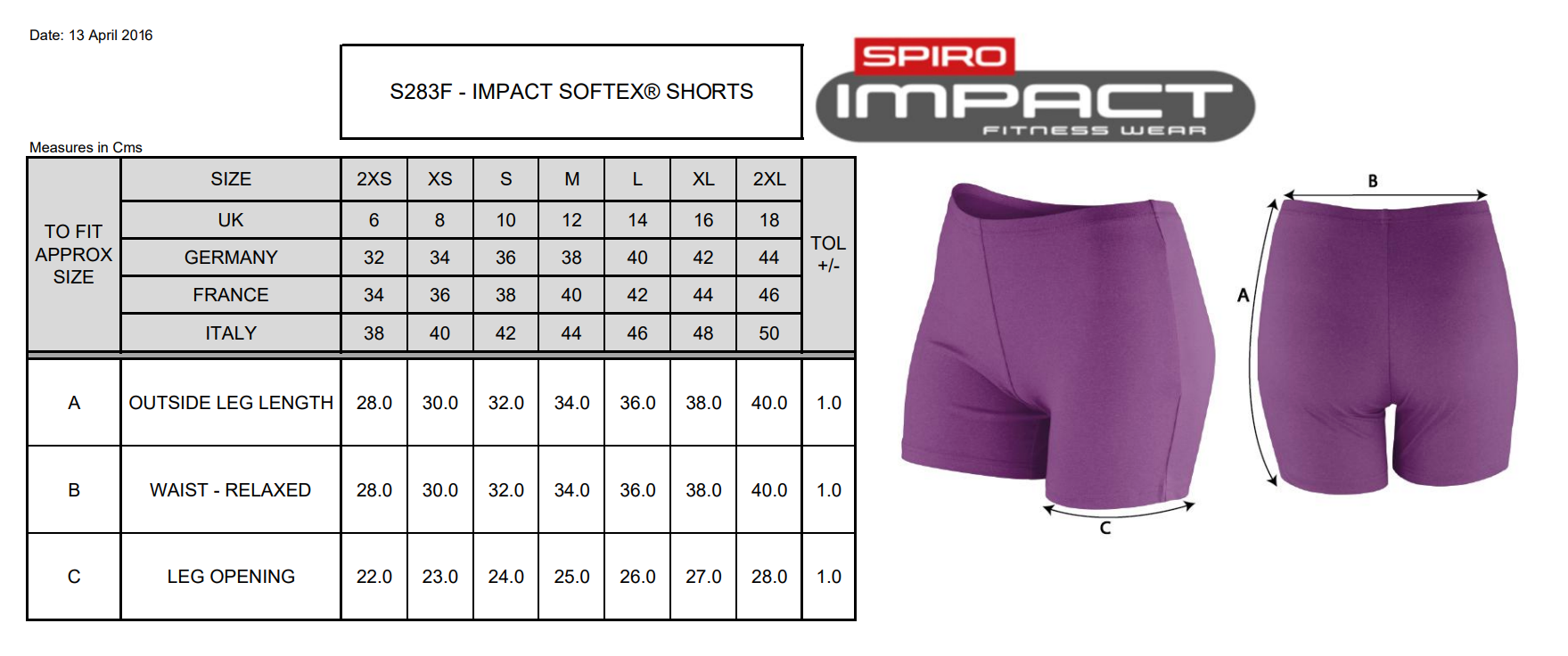 Kvindelige Impact Softex® shorts - Coolshirts.dk