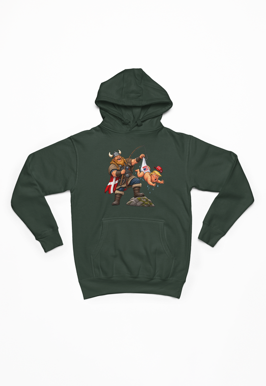 Trump på krogen grøn Hoodie