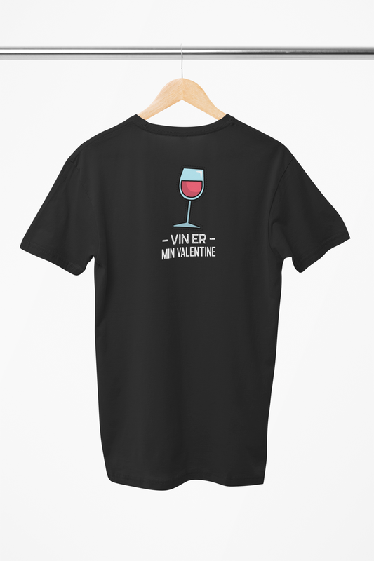 valentines dag sort t-shirt 