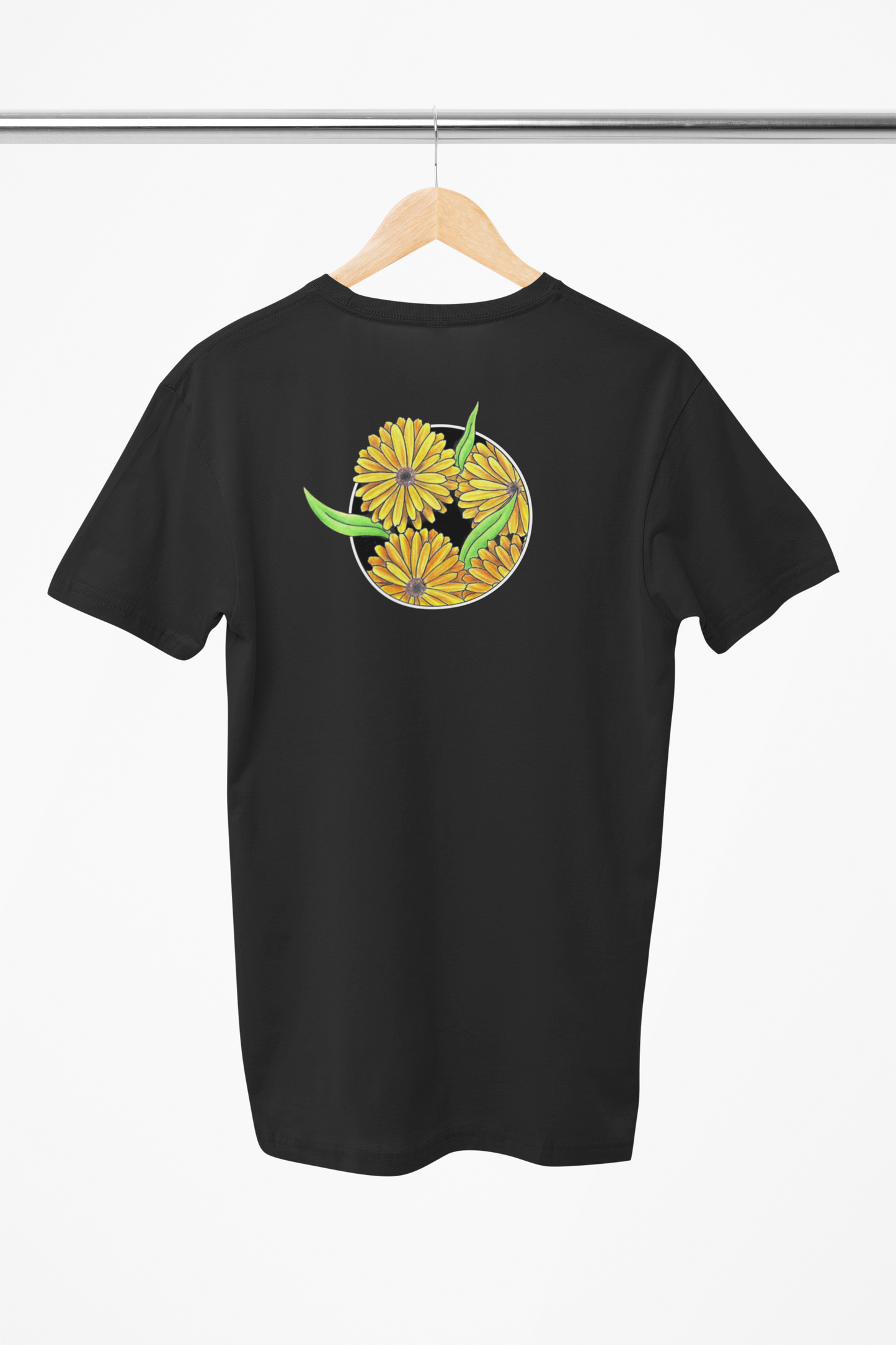 Morgenfrue på t-shirt sort