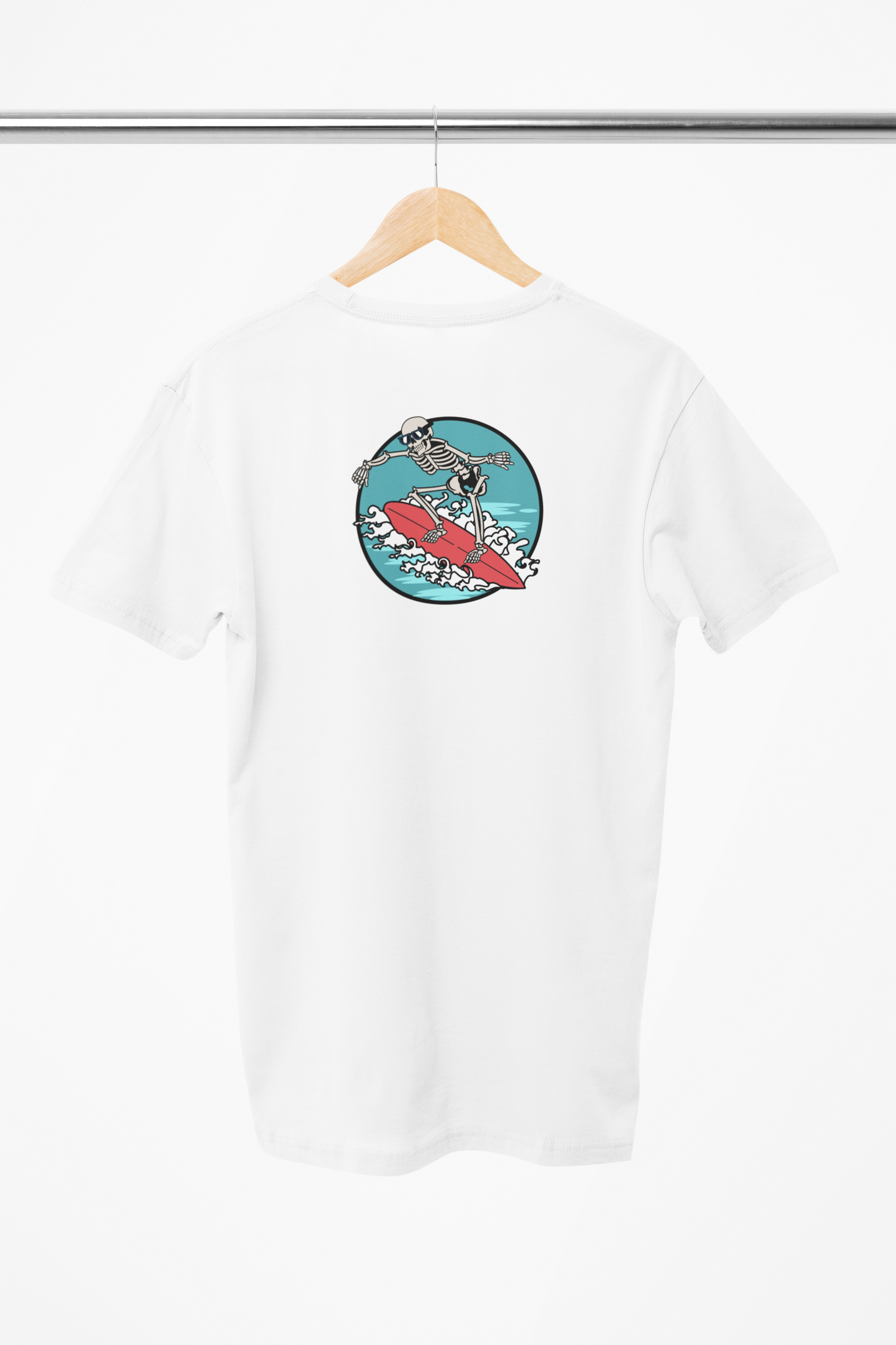 Skelet Surfer - T-shirt