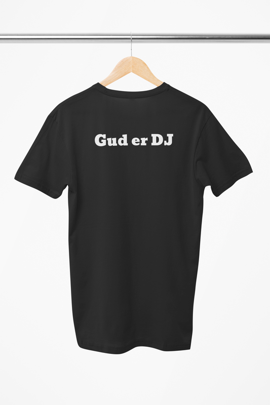 Gud er DJ sort t-shirt