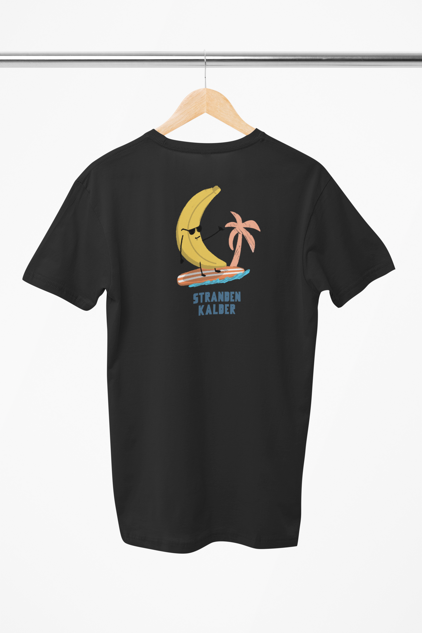 surfer banan sort t-shirt