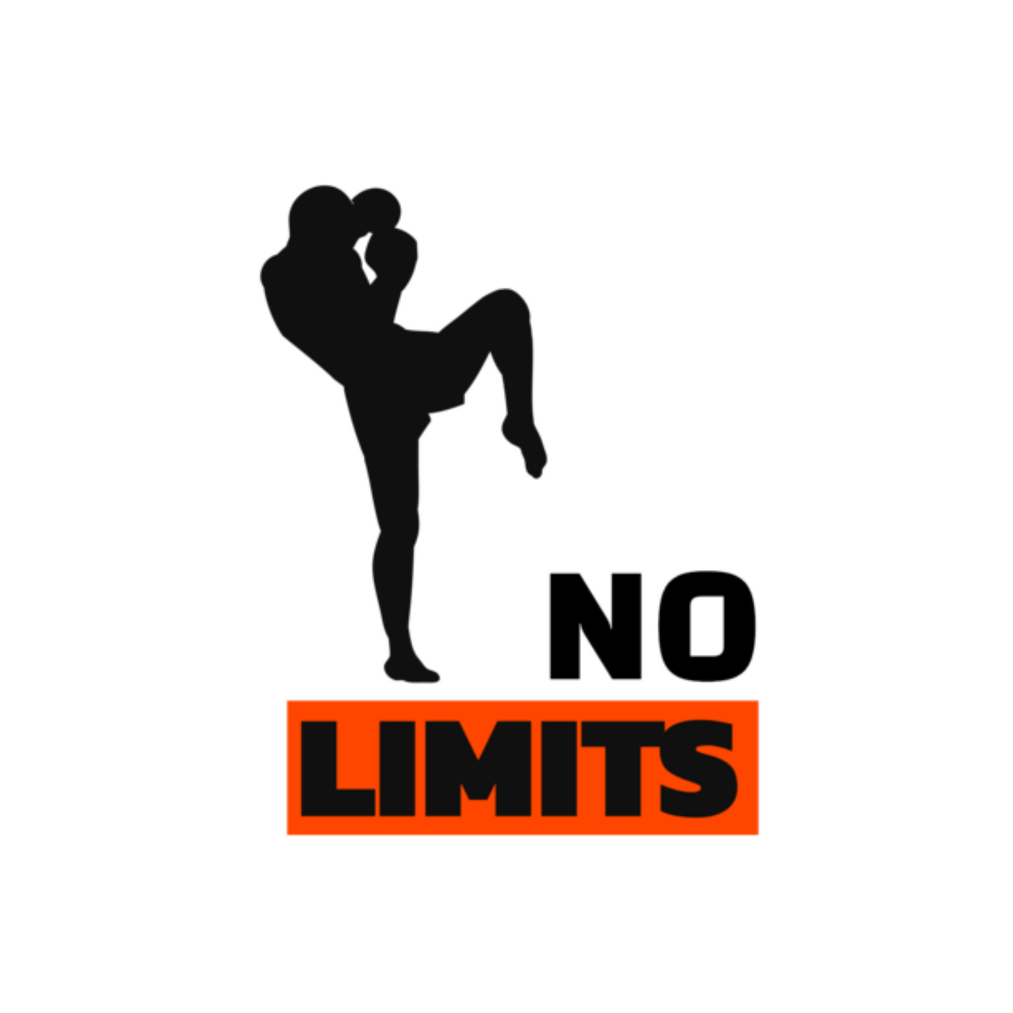 No Limits (Thai/Kick-Boksning) - T-shirt