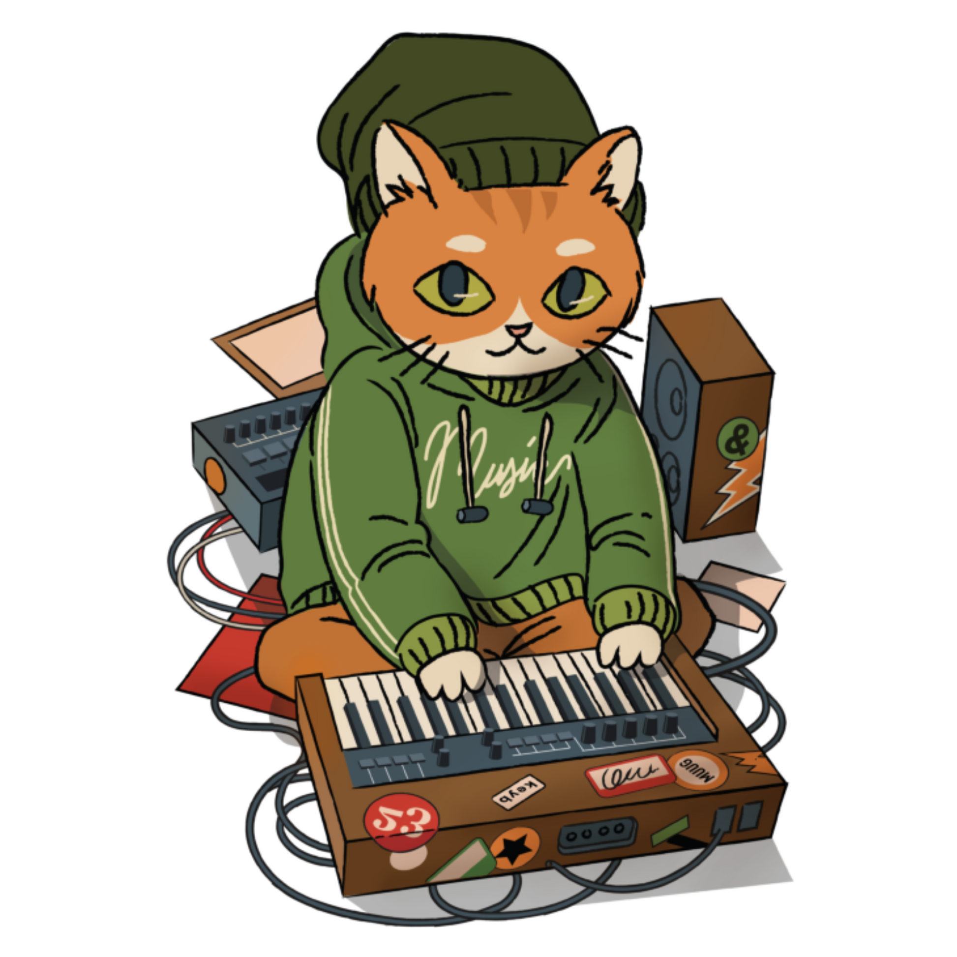 Synth Cat design