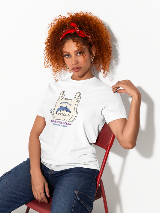No plastic bags – T-shirt