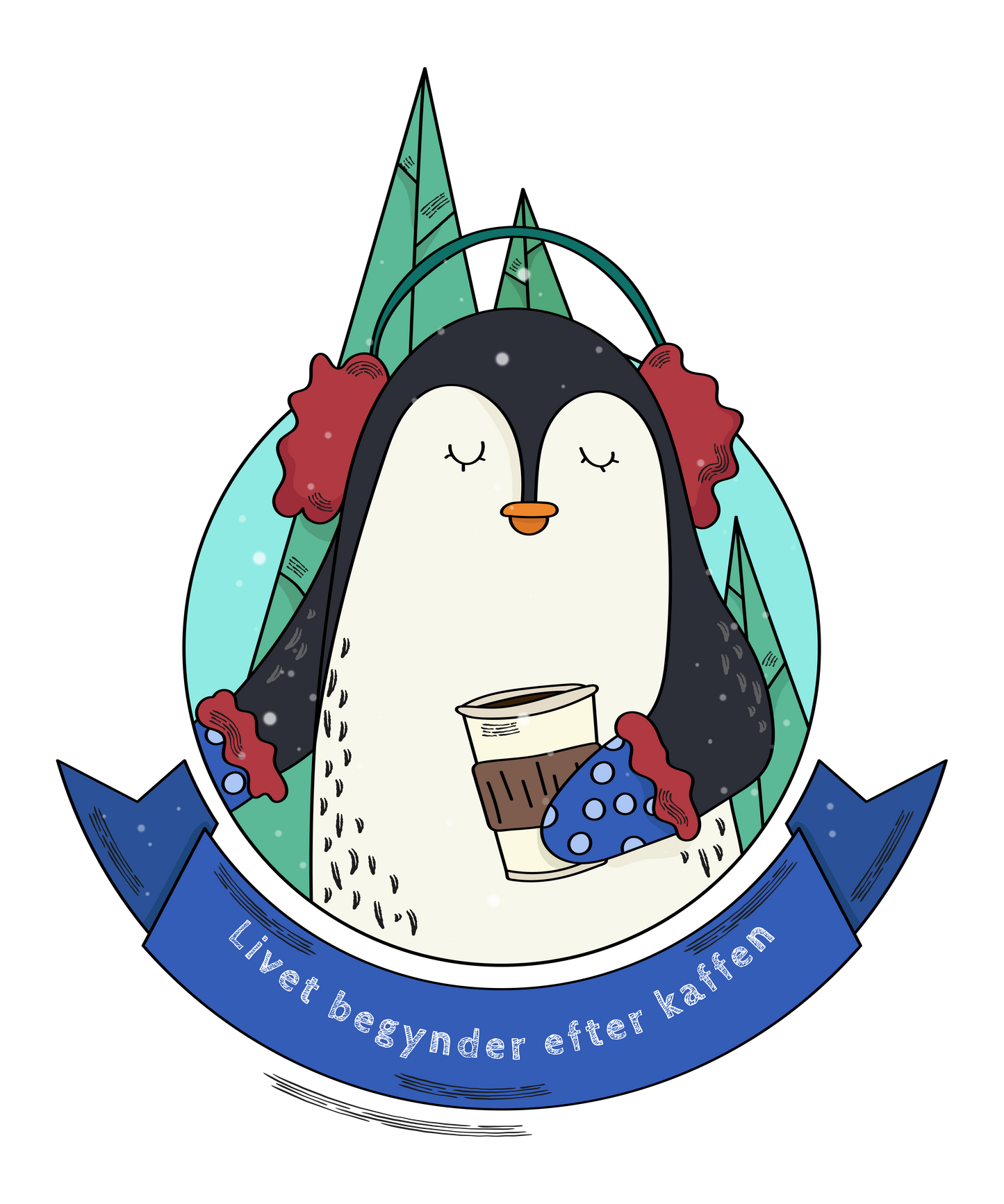 Livet begynder efter kaffen - T-shirt