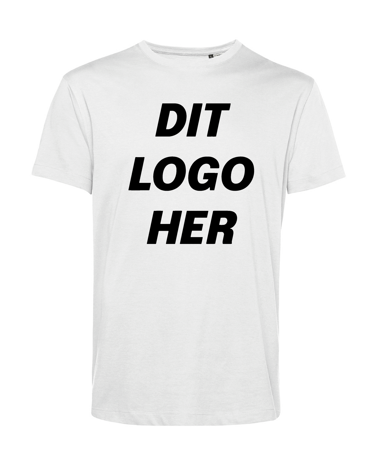 dit logo her hvid t-shirt