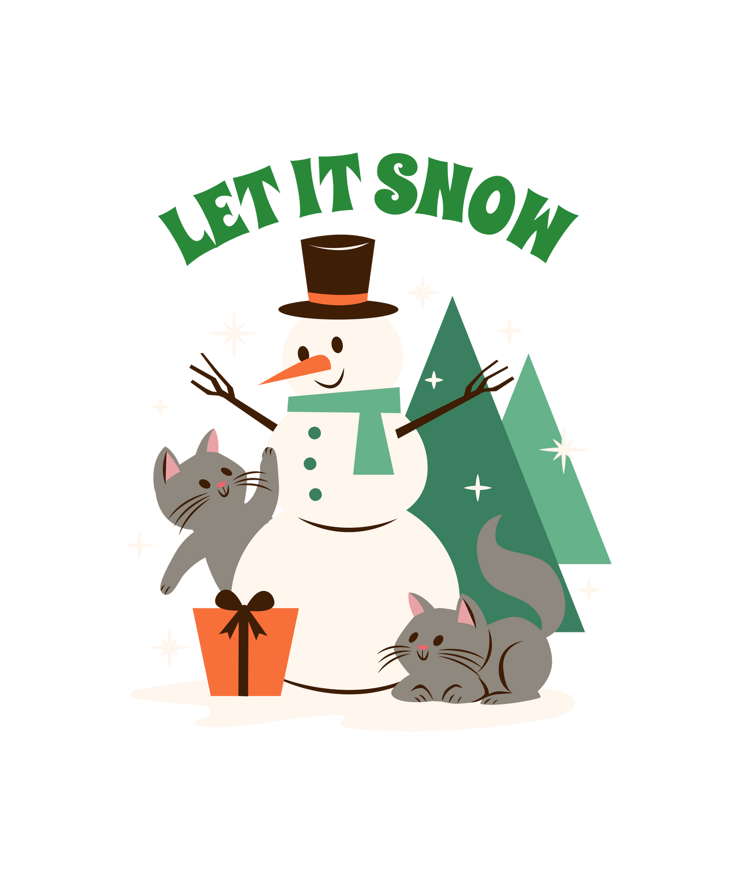 Jule snemand - T-shirt