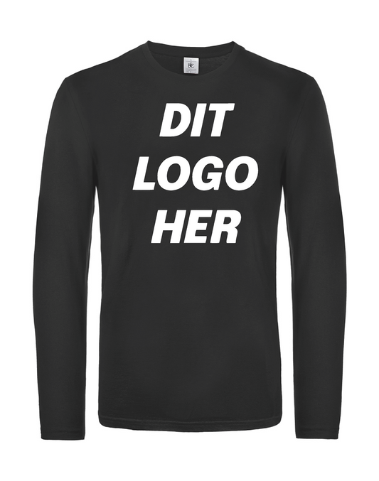 design selv sort langærmet