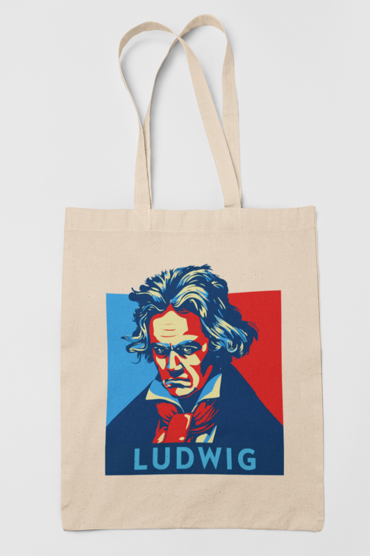 mulepose med Ludwig van Beethoven.