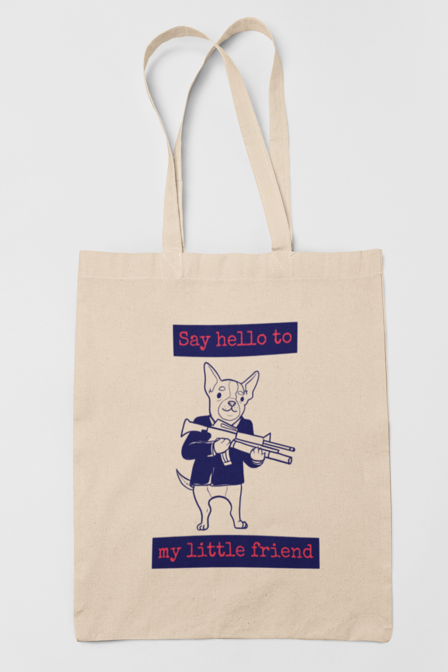 Mulepose - Say hello to my little friend - Coolshirts.dk