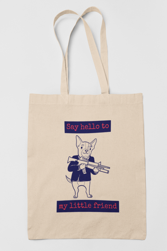 Mulepose - Say hello to my little friend - Coolshirts.dk