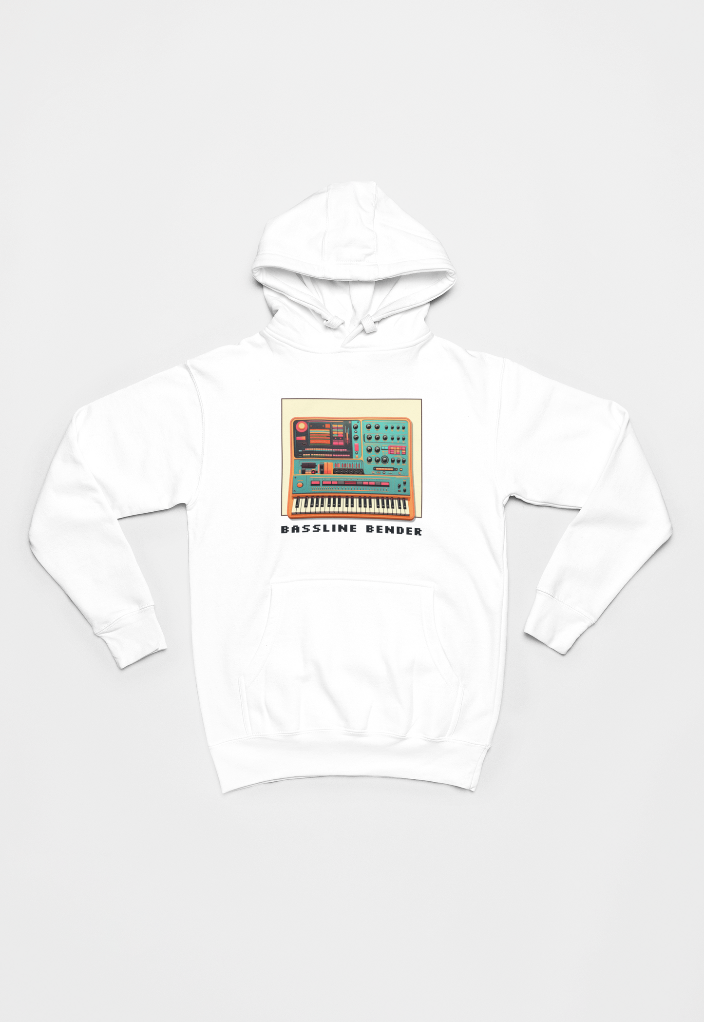 Baseline Bender hvid Hoodie