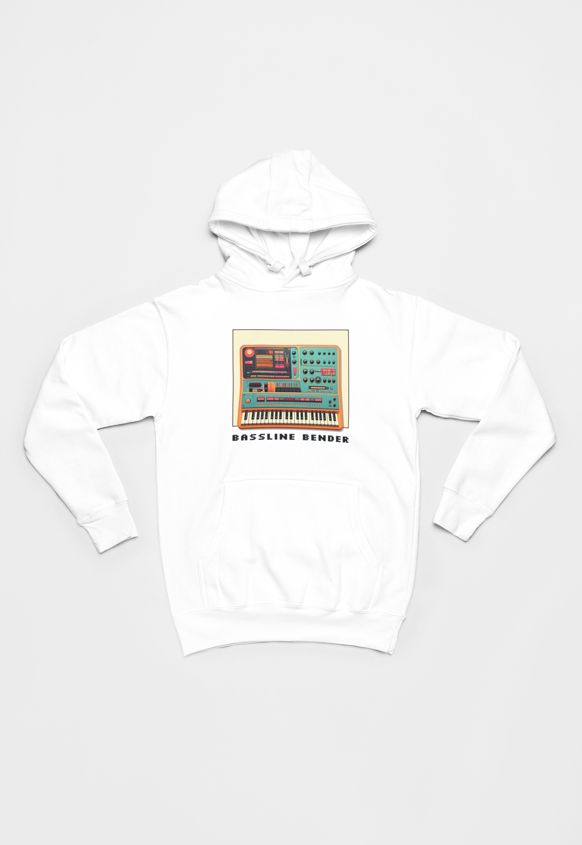 Baseline Bender hvid Hoodie