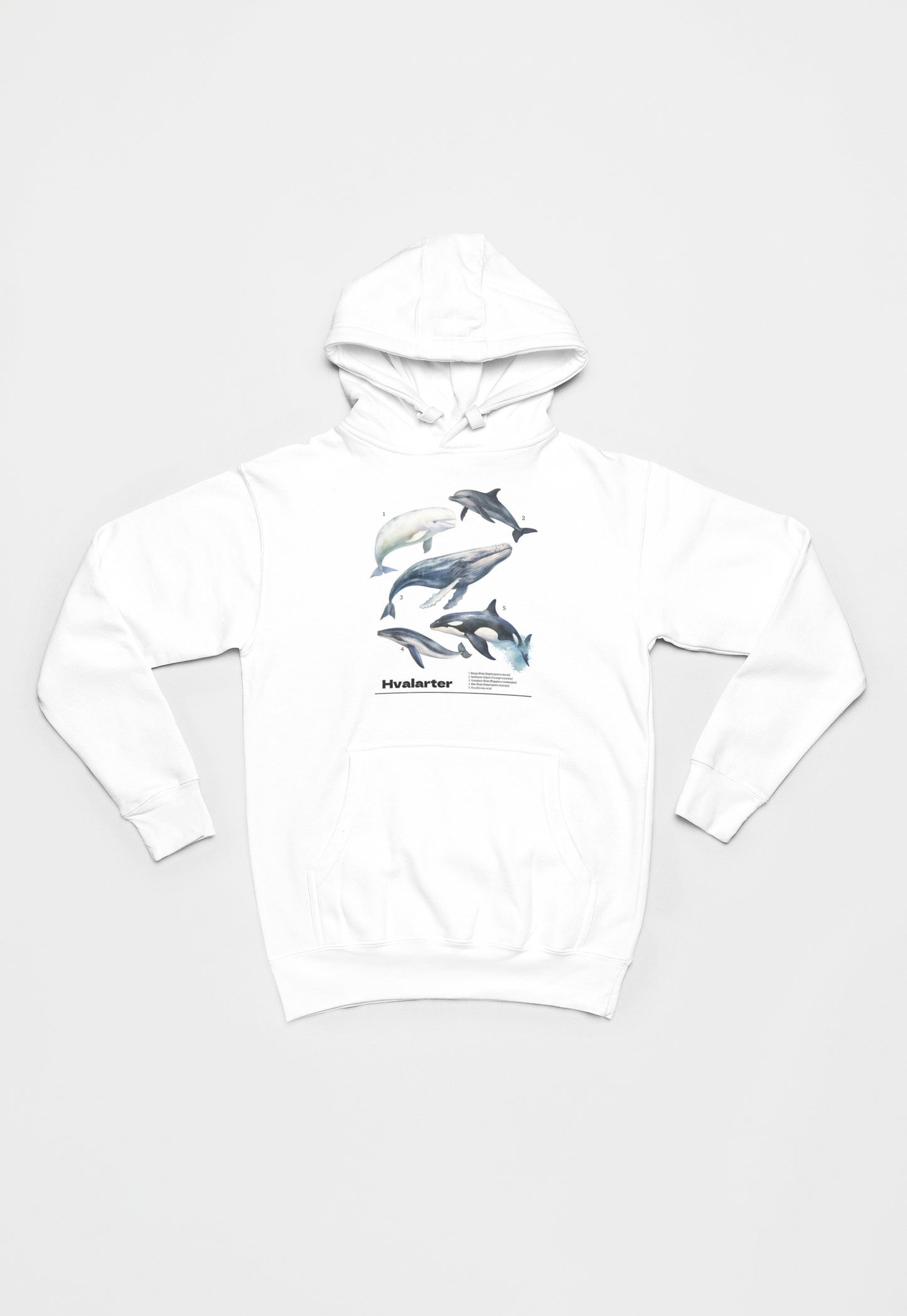 Hvaler hvid Hoodie