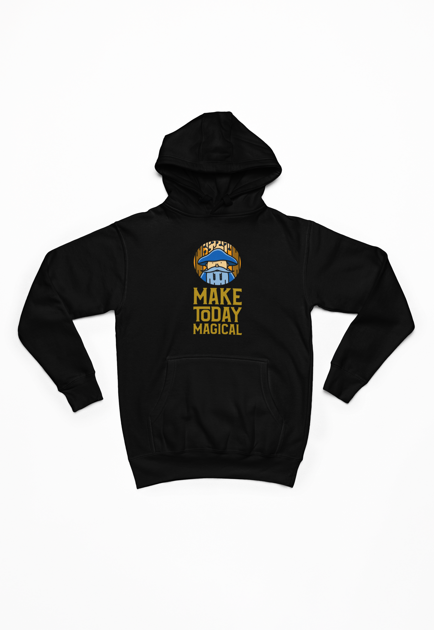 Troldmand sort Hoodie