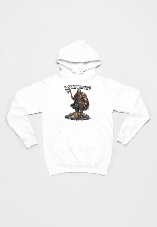Vikinger imod Trump hvid Hoodie