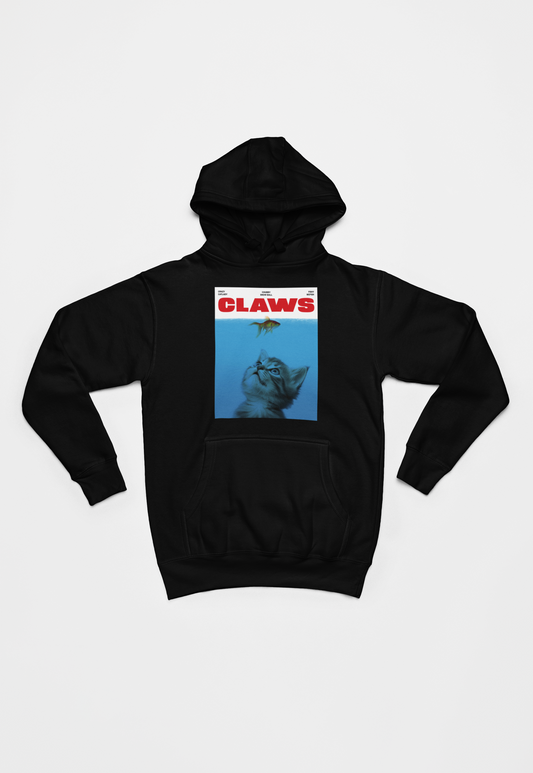 Claws (Jaws parodi) sort Hoodie