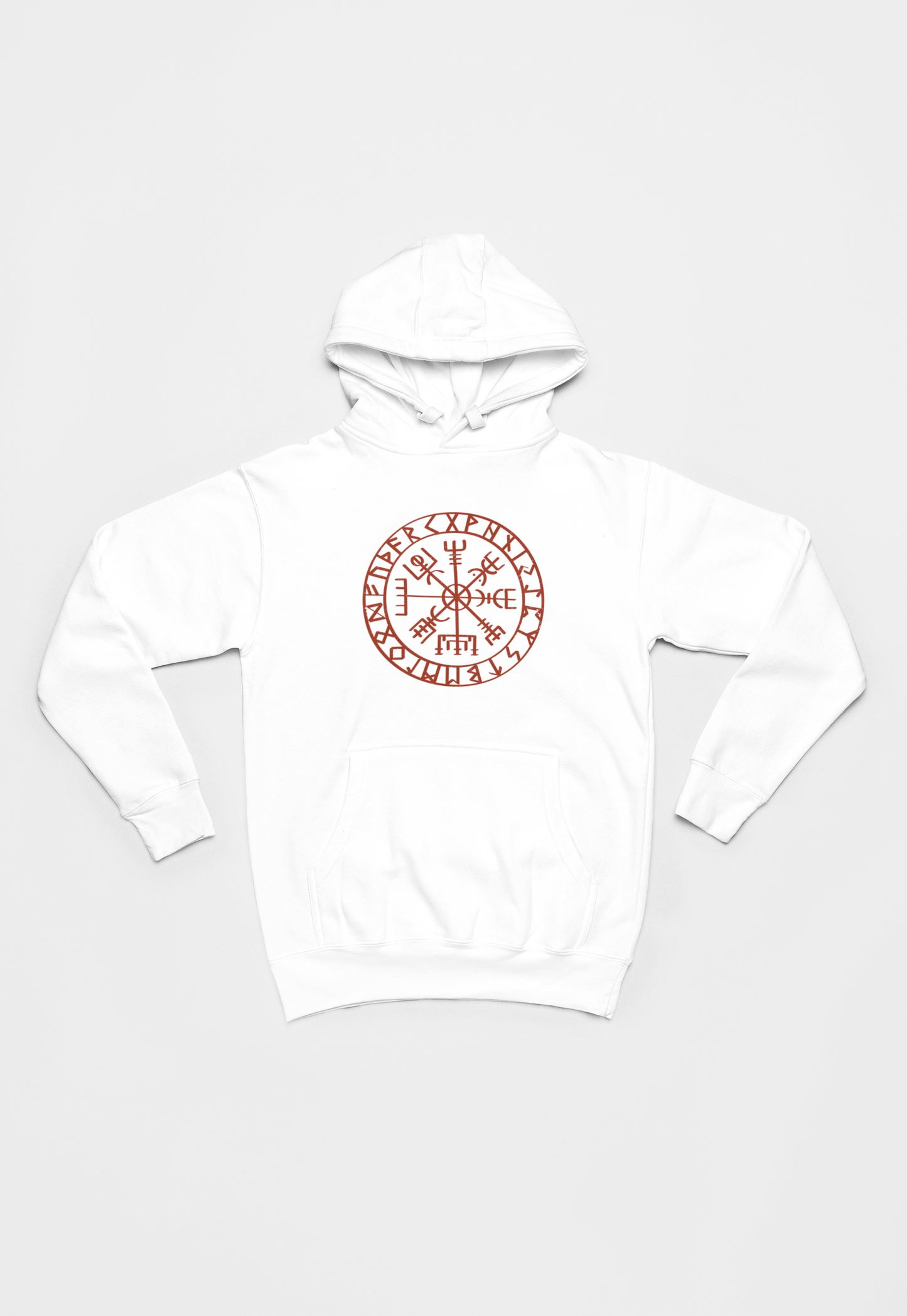 Vegvisir hvid Hoodie