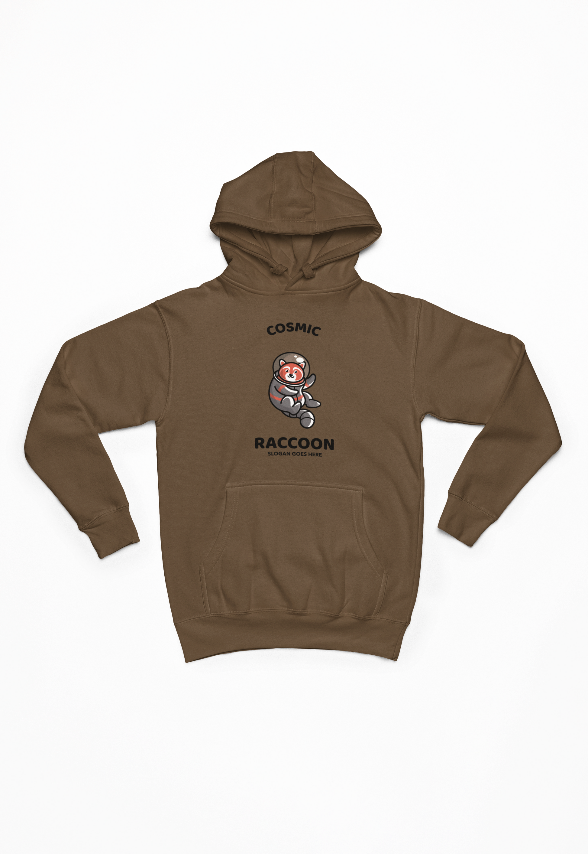 Cosmic raccoon brun Hoodie
