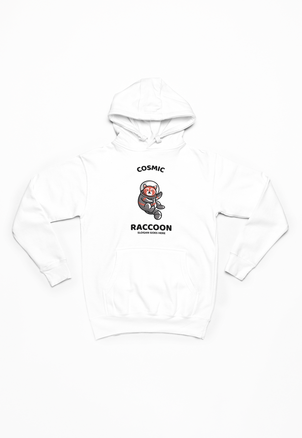Cosmic raccoon  - Hoodie - Coolshirts.dk