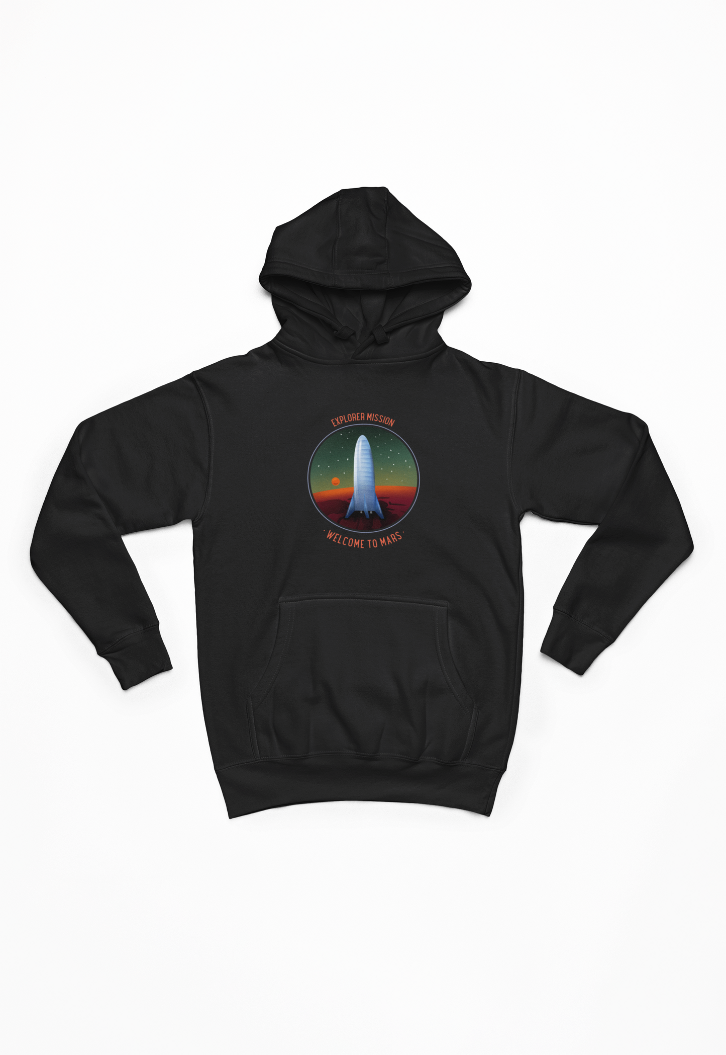 Explorer mission welcome to mars sort Hoodie