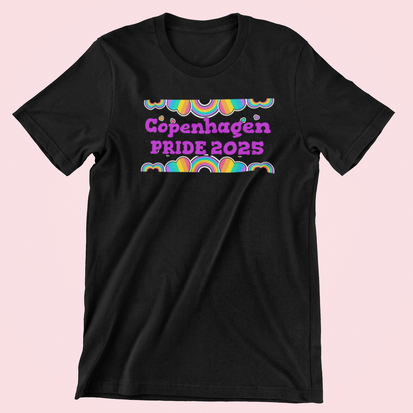Copenhagen Pride 2025 sort T-shirt