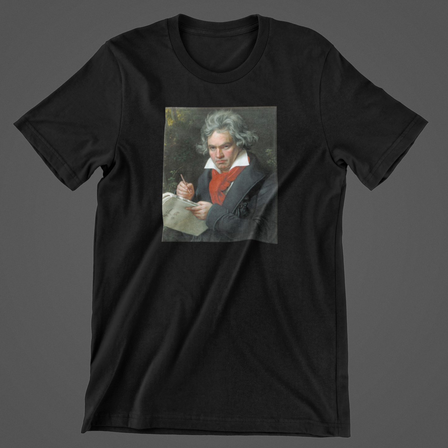 Beethoven sort T-shirt