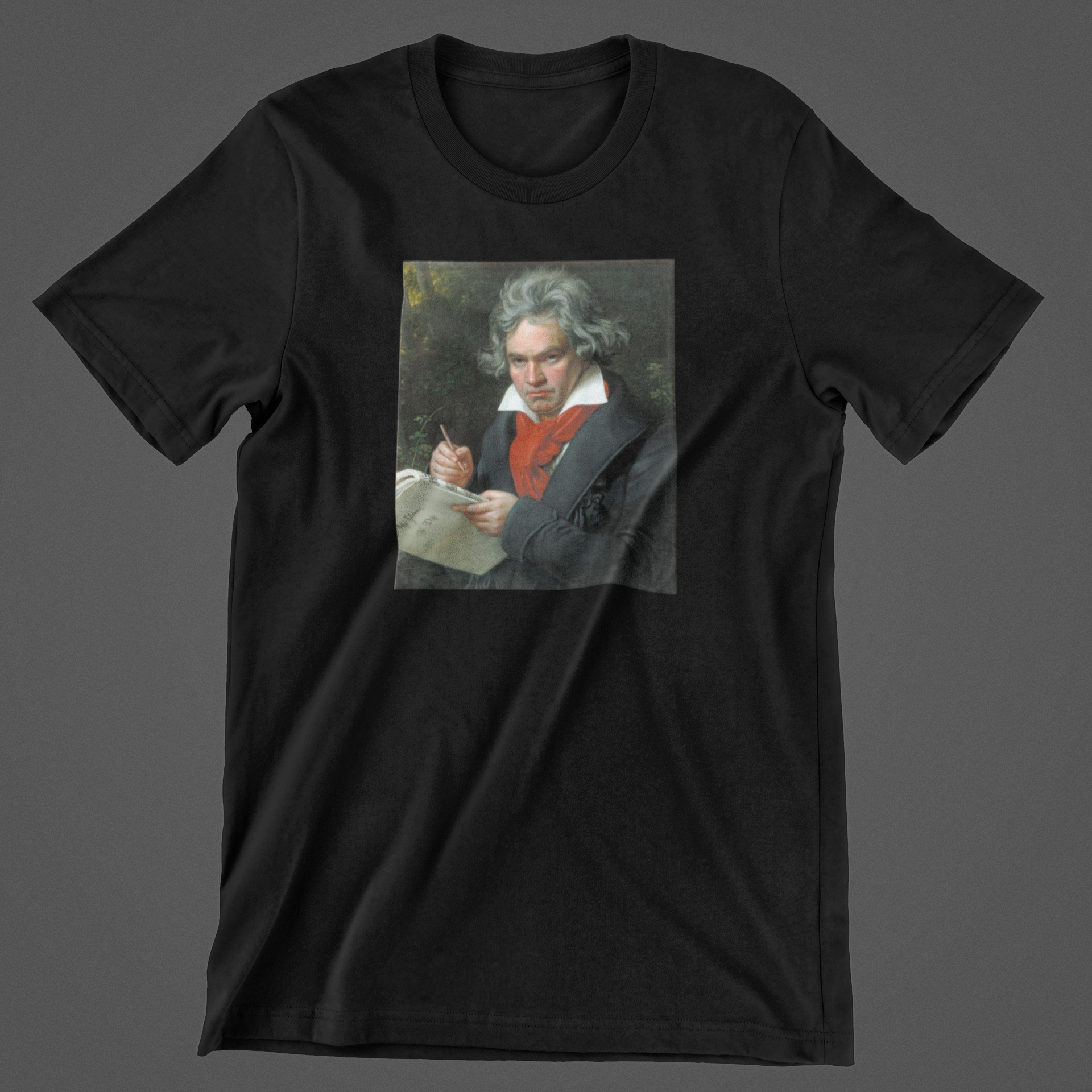 Beethoven sort T-shirt