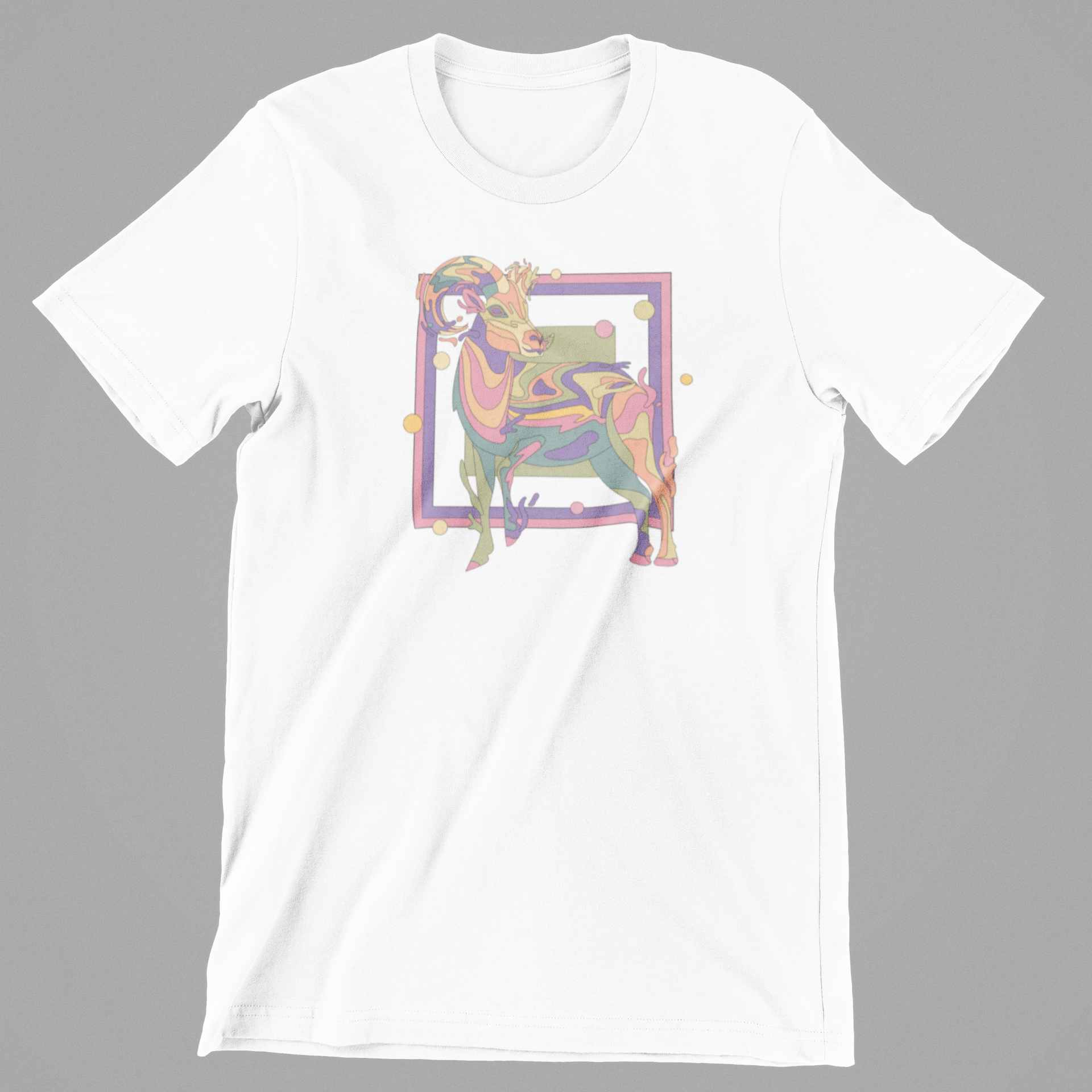 Vædder Stjernetegn hvid T-shirt