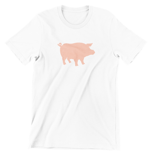 Gris hvid T-shirt