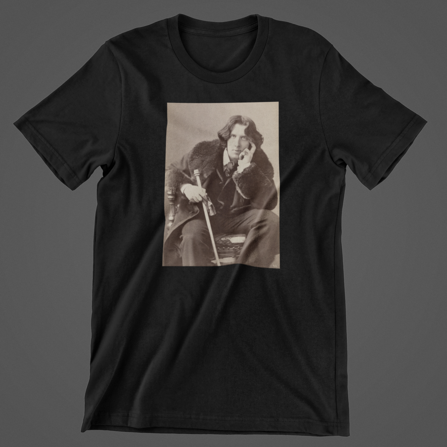 Oscar Wilde sort T-shirt