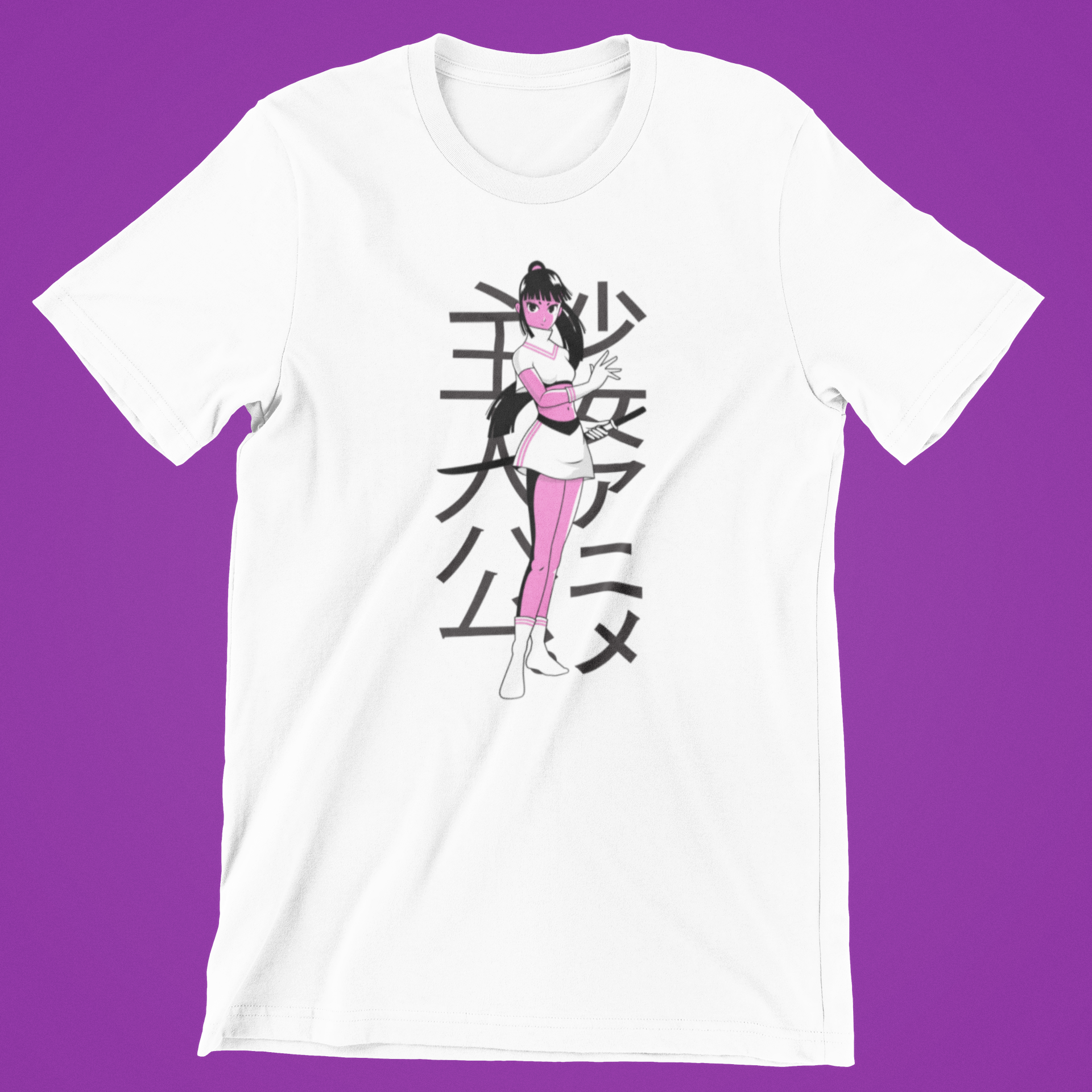 Pige med Samuraisværd (Anime) - T-shirt