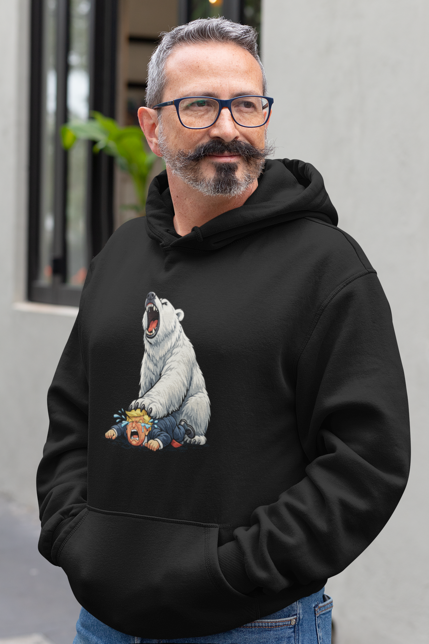 Anti-Trump – Hoodie - Coolshirts.dk